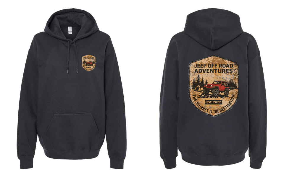 Jeep Off Road Adventures Pullover Hoodie