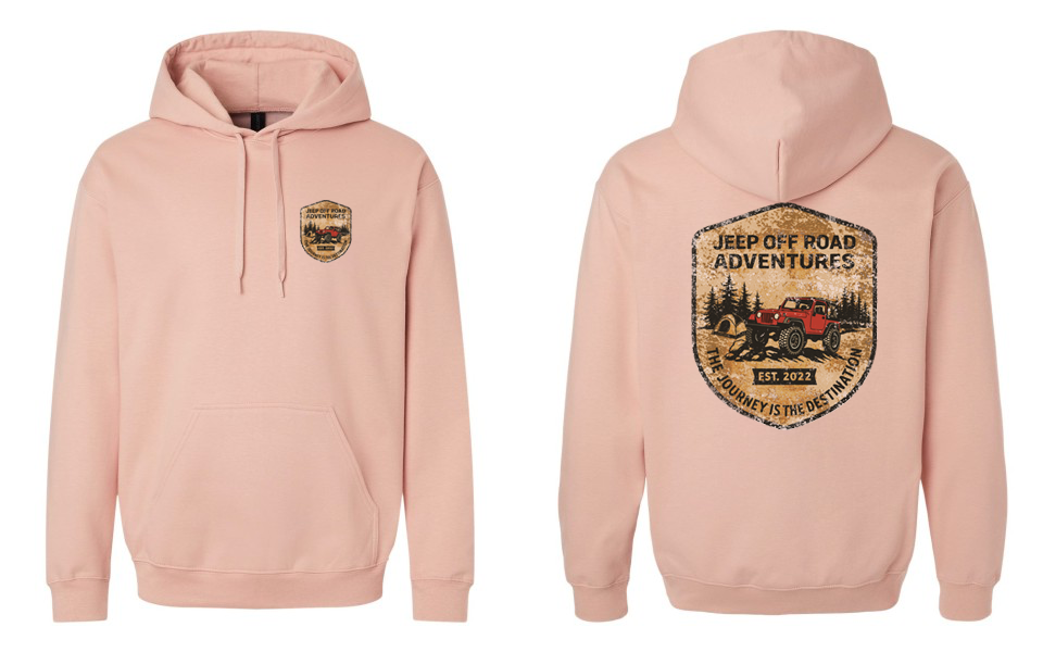Jeep Off Road Adventures Pullover Hoodie