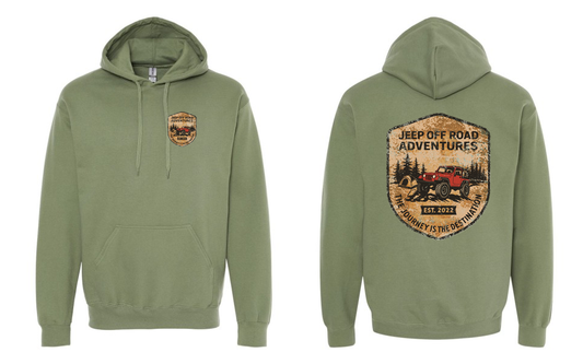 Jeep Off Road Adventures Pullover Hoodie